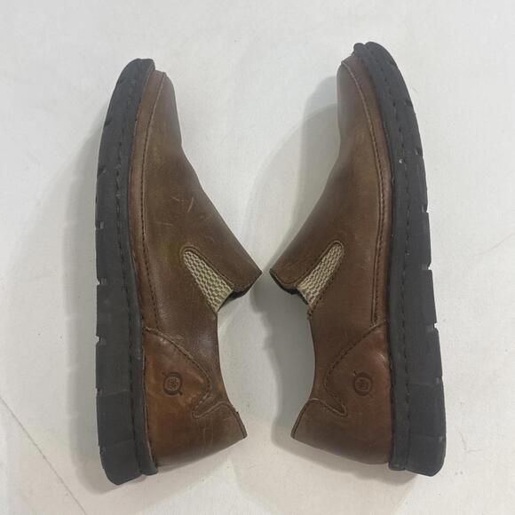 Born Kent Loafers Brown Leather Slip on Casual Gorpcore Unisex Work Shoes Sz 38 - Picture 14 of 15